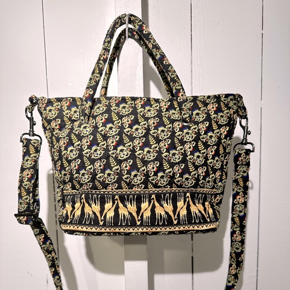 None Handbags - Giraffe Cotton Hand Bag Detachable Crossbody Strap Mini Purse Bag Vera Like